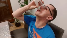 Coffee with best friend&#039;s cum for cuckold Husband