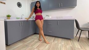 Lustful dude nails his incredible latina stepsister really hard for doing her homework