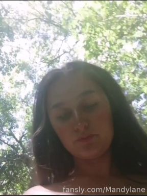 I&#039;m just a naughty naked girl alone in the woods