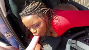 Black Girl Loving White Cock