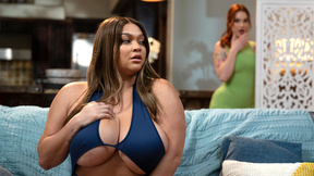 Big tits Black female perved on by her MOMMY neighbor Siri Dahl