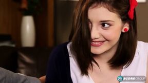 Pretty Student Seduced by Teacher in Classroom