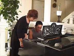 Old piano teacher fuck young dick