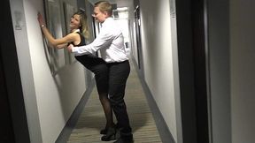 Best hotel fuck with slender German Milf