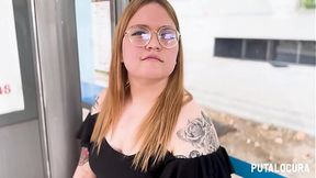 PutaLocura - Chubby Colombian with a big ass Alice Foxy swallows Torbe's milk in Caught