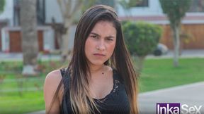 Petite college girl with pink pussy is approached by a fake Professor and detonates her ass.