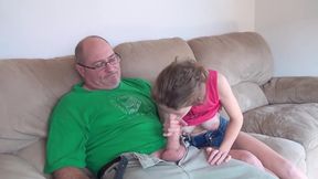 Shameless sex with the stepdaughter