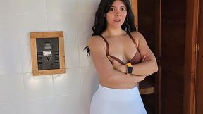 Milf from next door gave him a house tour and showed how comfortable her bed is