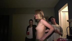 Blonde Teen Orgy threesome with anal&#x1F44C; action&#x2014;Any clue on the actress name?