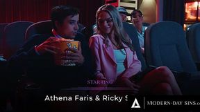 Caught in the Act: Public Movie Theatre Sex with Athena Faris