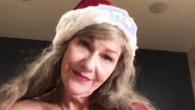 Santa’s Wife Has Needs On Christmas! POV! Dirty Talk, Squat Fuck, Squirt, CIM!